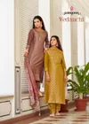 Vedanchi By Rangoon Viscose Muslin Kurti With Bottom Dupatta
